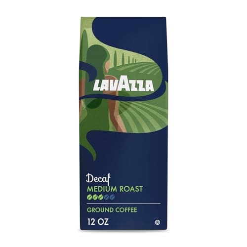 Lavazza Decaf Ground Coffee, Medium Roast (12 oz)