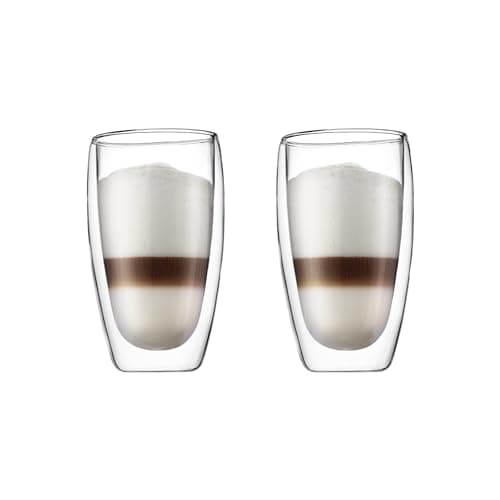 Bodum Pavina Double Wall Glasses, Set of 2 (15 oz)