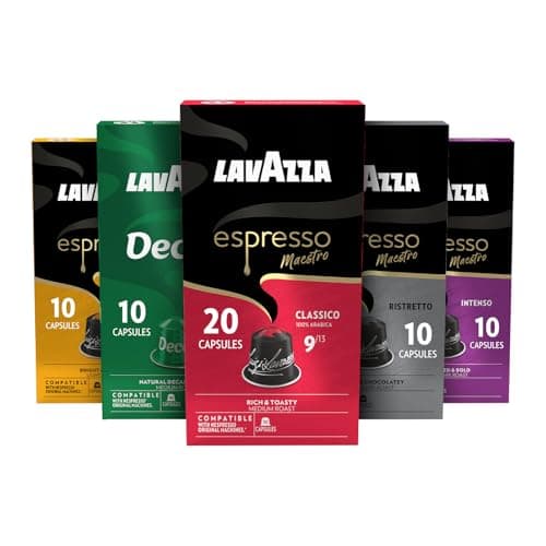 Lavazza Espresso Variety Pack, Nespresso Original compatible (60 aluminum capsules)