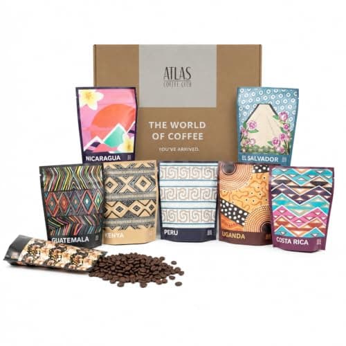Atlas Coffee Club World Coffee Sampler Gift Set (whole bean, 8-pack)