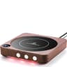 House Gem Mug Warmer with 12-Hour Timer (wood finish)