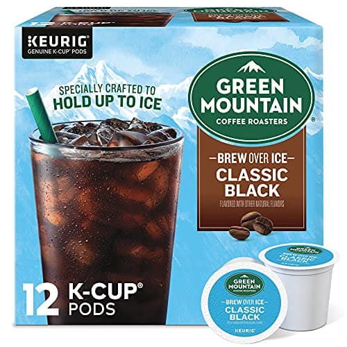 Green Mountain Coffee Roasters ICED Classic Black, brew over ice (12 K-Cup pods)
